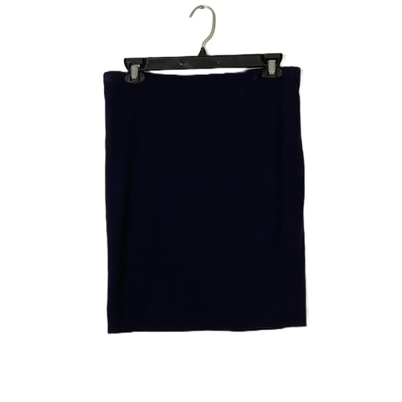 Vince Camuto Navy Stretch Pencil Skirt - Picture 1 of 9
